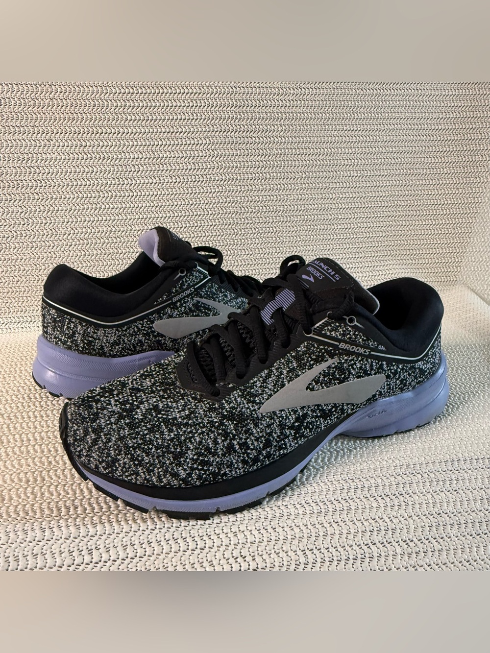 Brooks Black and Lavender Women's Running Shoes